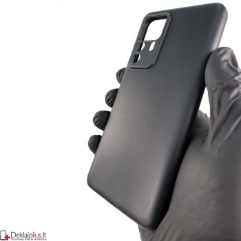 Silikoninis plonas 1mm. storio dėklas - juodas (Xiaomi 12T/12T Pro) Silikoninis plonas 1mm. storio dėklas - juodas (Xiaomi 12T/12T Pro)